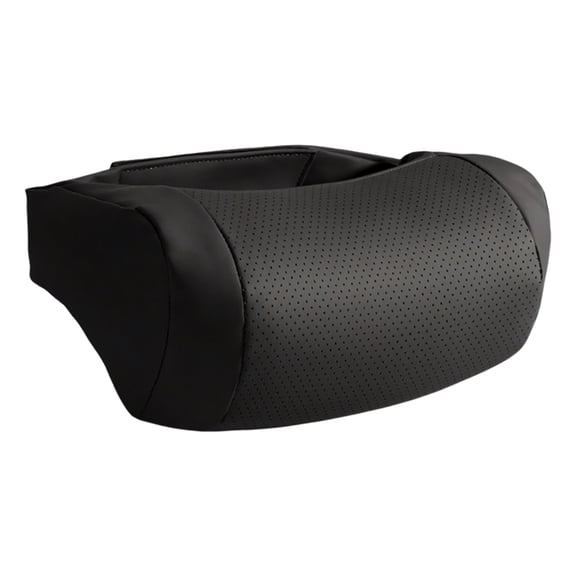 Universally Car Seat Headrest With Ergonomic Design For Neck And Shoulder Comfort constructed From Soft Leather And Cotton