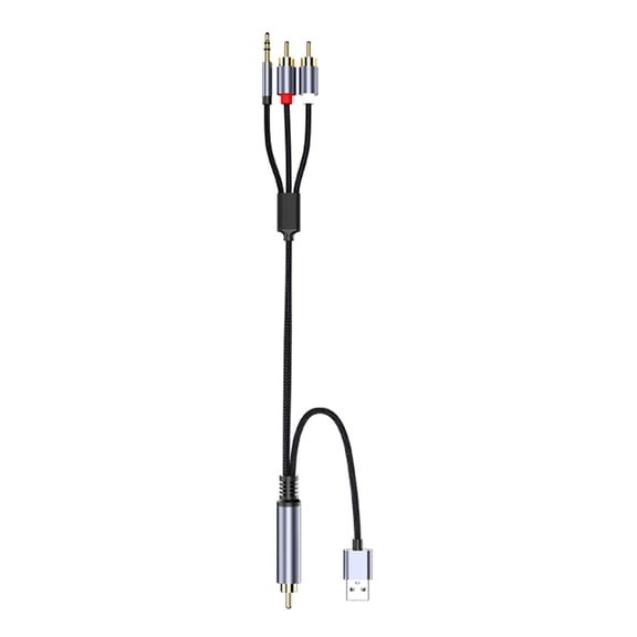 Universally Coaxial To 3.5mm Stereo Cable Noise reductions Technology For Studio Equipment Home Entertainment
