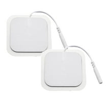 Universally-Compatible 20 Tens Electrodes Pads Reusable Self Digital Th 2PCS
