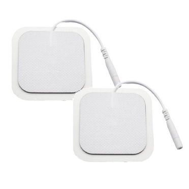 Universally-Compatible 20 Tens Electrodes Pads Reusable Self Digital Th 2PCS
