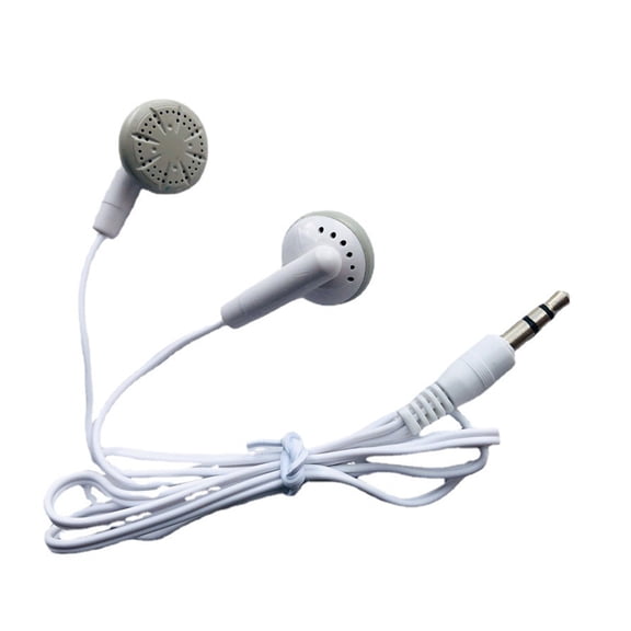 Universally Corded Earbud 3.5mm Plug Tangles Resistant Cord Noise Reduction Earphone For Smartphones Tablets Laptops