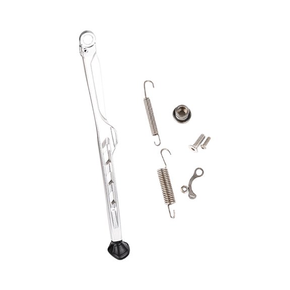 Universally Heavy Duty Aluminum Stable Parking Side Stand Kickstand Bracket Support For Off Roading Motorcycle Lightweight