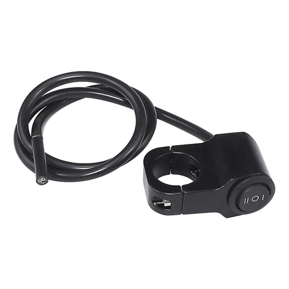 Universally Motorcycle Light 3 Way Switches Waterproof for 12V Systems Featuring Mounting For Grips 22-23mm
