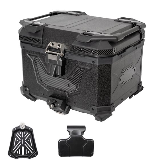 Universally Motorcycle Tail Storage Box Tail Box Top Case Lockable Luggage Helmets Storage Rear Container