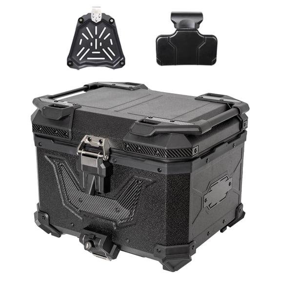 Universally Motorcycle Tail Storage Box Tail Box Top Case Lockable Luggage Helmets Storage Rear Container