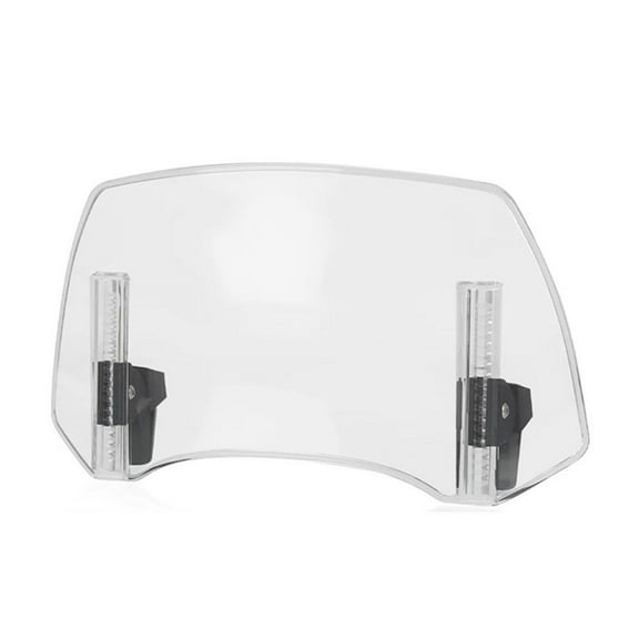 Universally Motorcycle Windshield Extension Adjustable Spoiler Clamp On Windscreen Deflector For Most Model