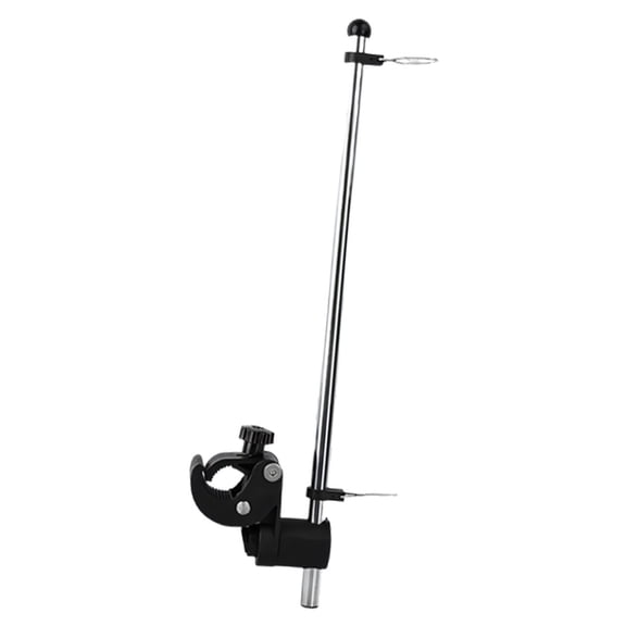 Universally Mounting Flagstaff Marine Rails Mount Flag Poles For Boats With Anti Wrap And Sturdy Construction