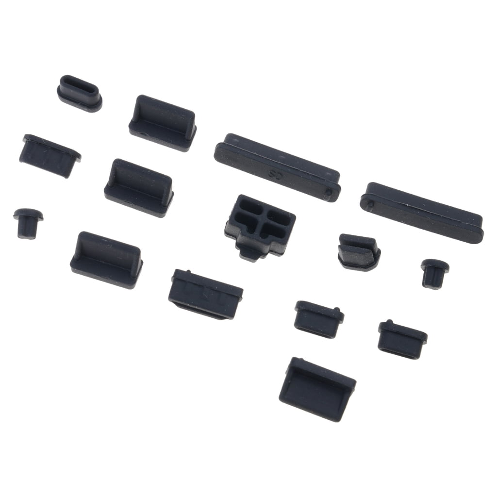 Universally Plugs Caps For USB Type C HDTV RJ45 Port Flexible Silicone ...