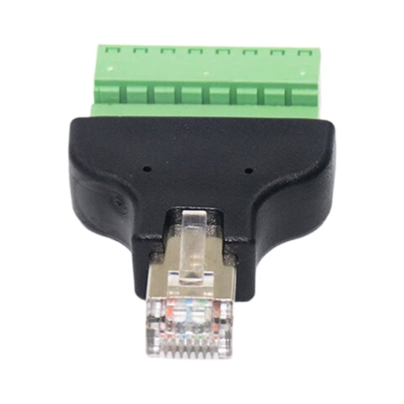 Universally RJ45 Male To 8PIN Terminals Adapter Ethernet Adapters ...