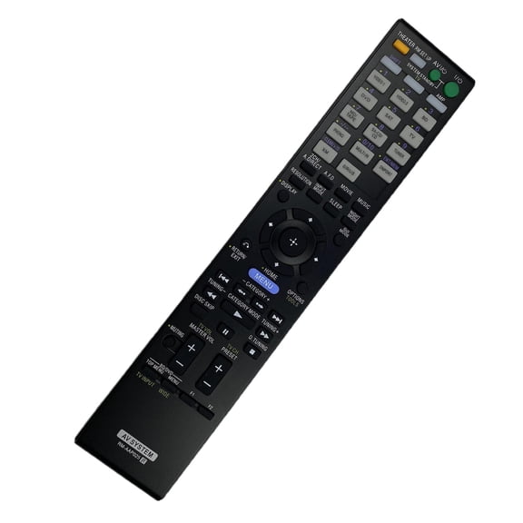 Universally Remote Control RMAAP025 for Home Entertainment Easy Button Layout Comfortable Hold Drops