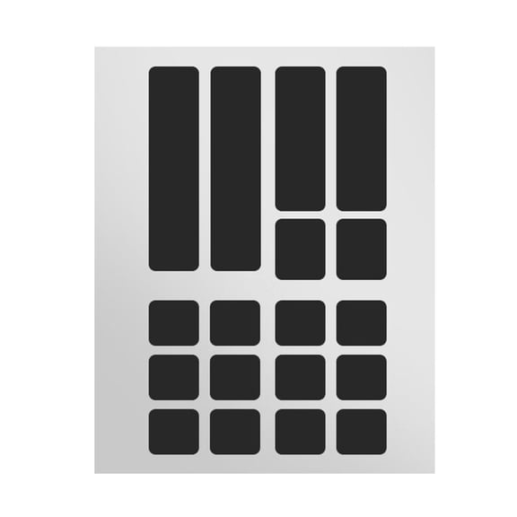 Customizable Silicone Keyboard And Mouse Protector Stickers Gaming Mouse Grips