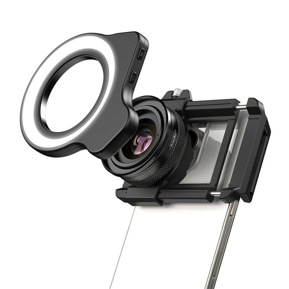 Universally Smartphone Macro Lens 45 Lighting Mode 10X 20X Magnification Captures Plant Detail Photography