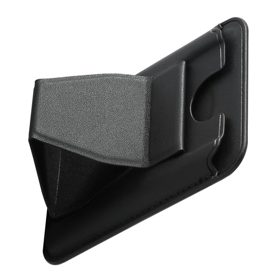 Universally Wallet Foldable Phone Stand Card Holder PU Leather Mobile Accessory for All Smartphones