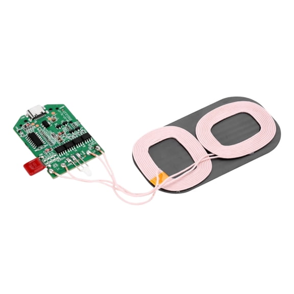 Universals 15W Double Coils Charging Transmitter Module Intelligent FOD Detection Compatibles Smartphones Tablets