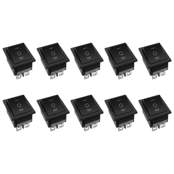 Universals 16A 250V Rockers Styles Power Switches with LED Light Rockers Styles Button Switches for Home and Gym Appliances