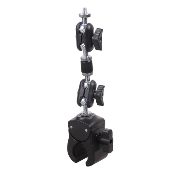 Universals 360 Degree Rotating Head Clamp Mount For 1/4 Screw for DSLR Cameras and Mobile Phones