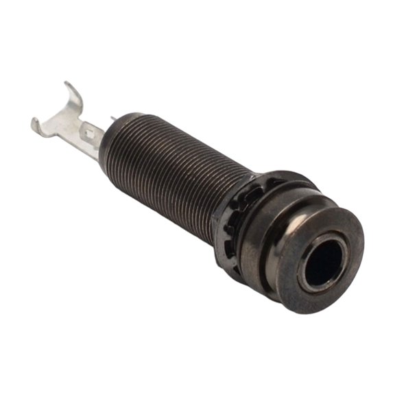 Universals 6.35mm Split Endpin Jacks Compatibility with Acoustic Electric Guitars Quick Install Metal Construction