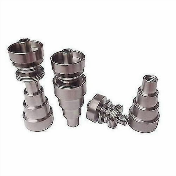 Universals 6 In 1 Domeless Gr2 Titanium Nail Male/female Connection 10/14/18mm