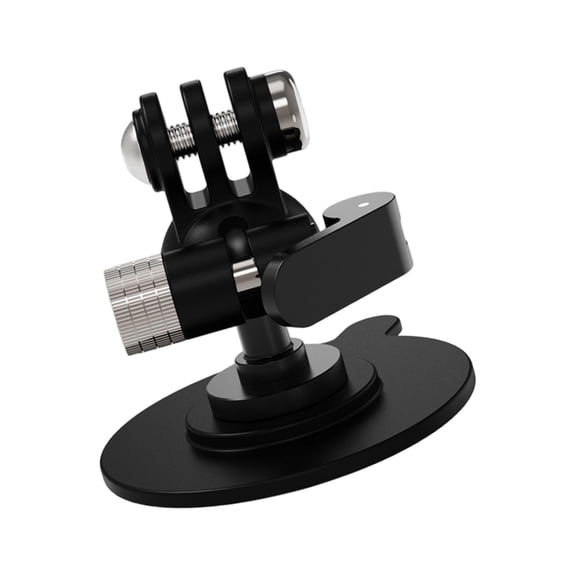 Universals Action Camera Suction Cup Mount With Quick Detach Stable Grip 360 Rotations For Multiple Angled Shoots Aluminum Alloy Construction