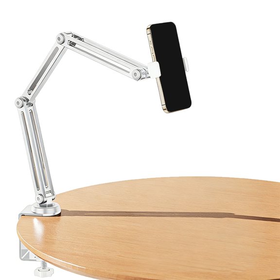 Universals Clamp Styles Stand Aluminum Alloy Foldable 4 Axises and 360 Rotations for Tablets and Phones