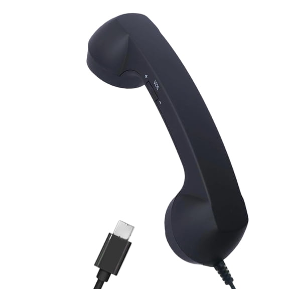 Universals Compatibility Type C Handset Featuring Plugs and Play Functionality for Various Electronic Gadgets