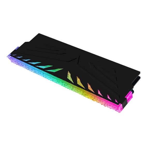 Universals DDR ARGB RAMs Heatsink Providing Effective Cooling and RGBs Lighting Effects for Memory Module