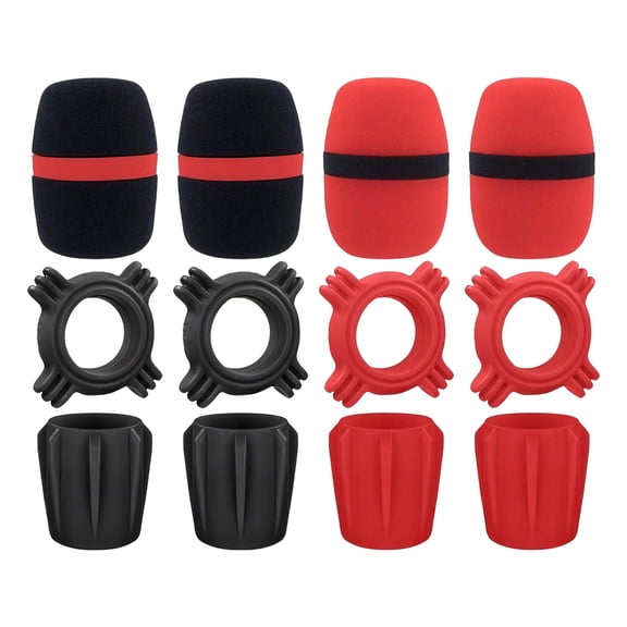 Universals Fit Microphone Cover Shockproof Protections For Reductions Enhances Auditory Quality Windscreen Cover