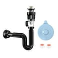 thumbnail image 1 of Universals Flexible Sink Sewer Pipe Sink Strainer Bathroom Washbasin Drain Pipe Deodorant Pipelines Sink Hose Plumbing, 1 of 7