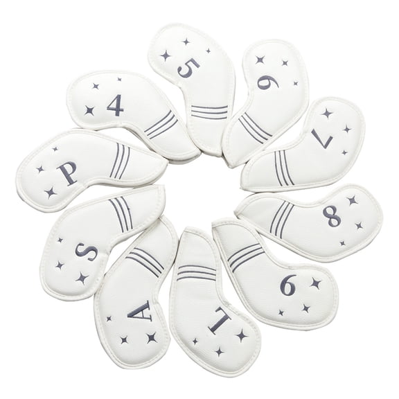 Universals Golfs Iron Protectors Closure Strong PU Sleeve Slip Styles for Professional Use