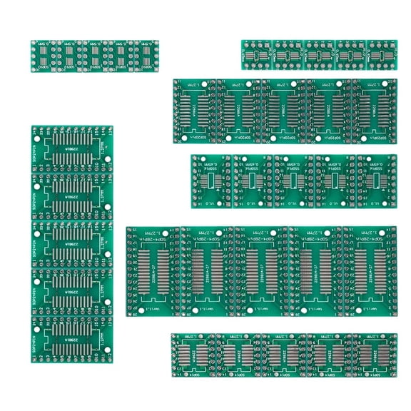 Universals IC Adapters Board PCBs For DIP SOP SSOP SMDs To DIP Conversion With High Conductivity And Reusable