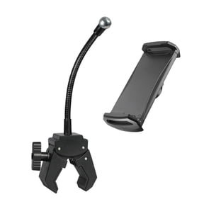 Universals Phone Tablets Stand Clamp Mount With Flexible Goosenecks Adjustable Angled For Live Streaming Desk Gym