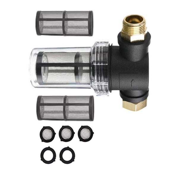 Universals Pressure Washer Inlet Filter Meshes Screen 3/4" Thread Hose For Sediment Prevention Pre Filtration Systems