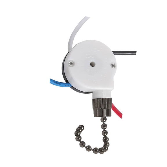 Universals Pull Chain Switches for Ceiling Fan 3 Speeded Controlled Wire Configuration With Pre Installed Cables
