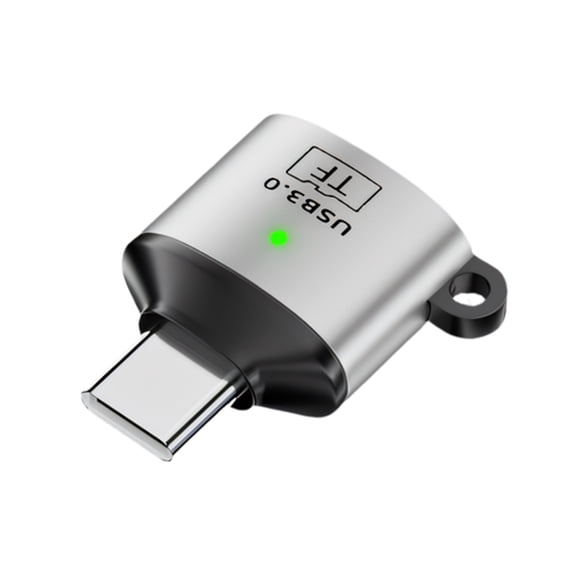 Universals Type C USB3.0 TFs Card Reader With Metal Housing For Smartphones And Computers Fast Data Transfer