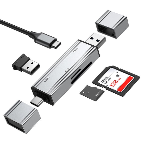 Universals USB C And USB Multiport Hubs With Memory Card Slots For Various Systems