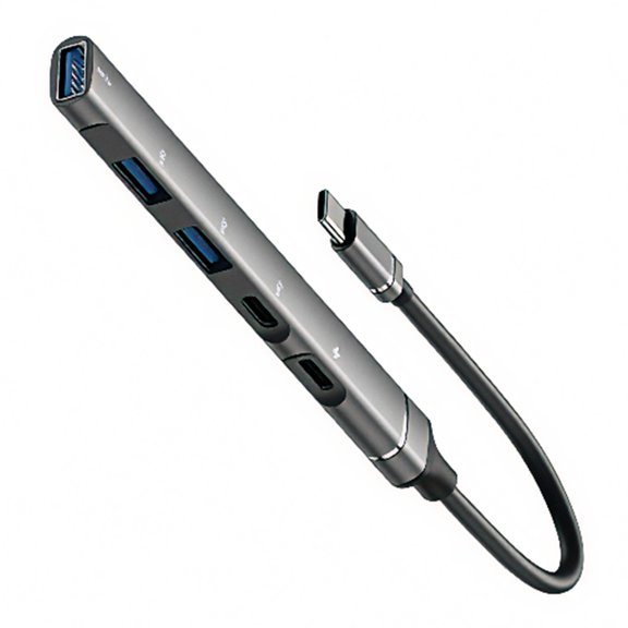 Universals USB C Multiports Adapters Charging Aluminum Construction Fast Speed OTGs Transfer for PC Mobile Devices