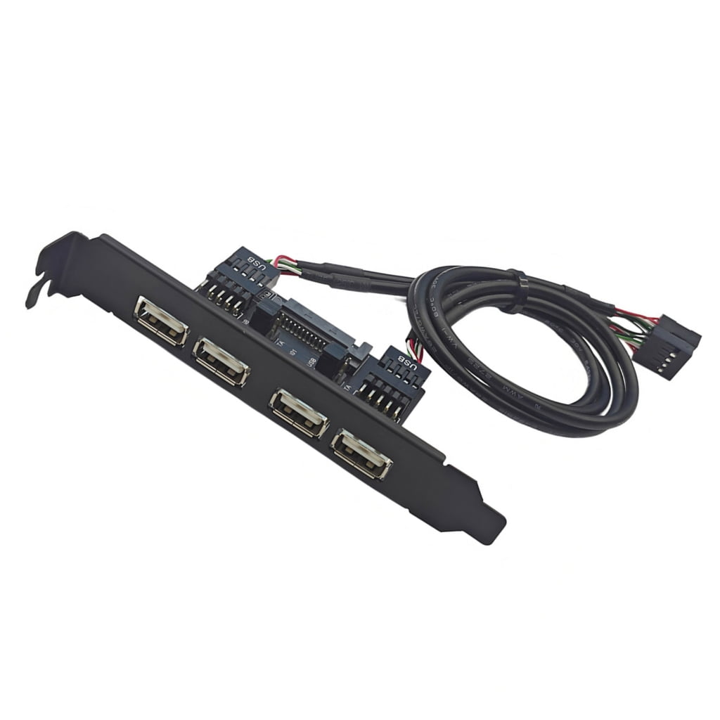 Universals USB2.0 Motherboards Expansion Bracket For PC Case Featuring ...