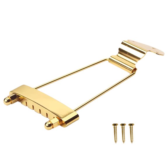 Universals Zincs Alloys Guitar Bridge 132mm Length Fits Most 6 String Instruments Includes Mounting Hardware