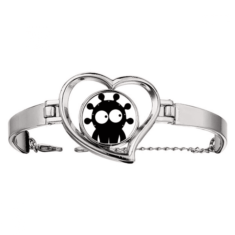 Universe Alien And Monster Alien Bracelet Heart Jewelry Wire Bangle ...