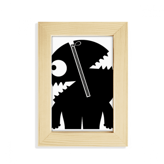Universe Alien Monster Alien Creature Desktop Display Photo Frame Picture Art Painting 5x7 inch