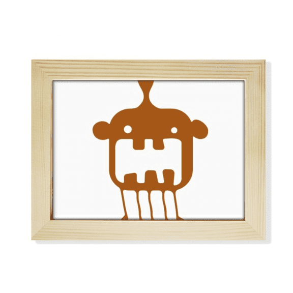 Universe Alien Monster Alien Creature Desktop Photo Frame Picture Art Decoration Painting 6x8 inch