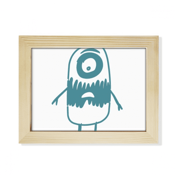 Universe Alien Monster Alien Creature Desktop Photo Frame Picture Art Decoration Painting 6x8 inch