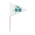 thumbnail image 1 of Universe Alien Monster Alien Creature Toothpick Triangle Cupcake Toppers Flag, 1 of 3