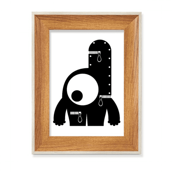 Universe Alien Monster Alien Desktop Wooden Photo Frame Display Picture Art Painting Multiple Sets