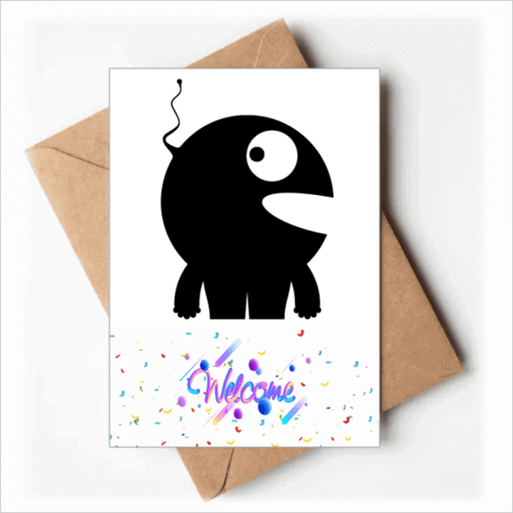 Universe Alien Monster Alien Welcome Back Greeting Cards Envelopes Blank
