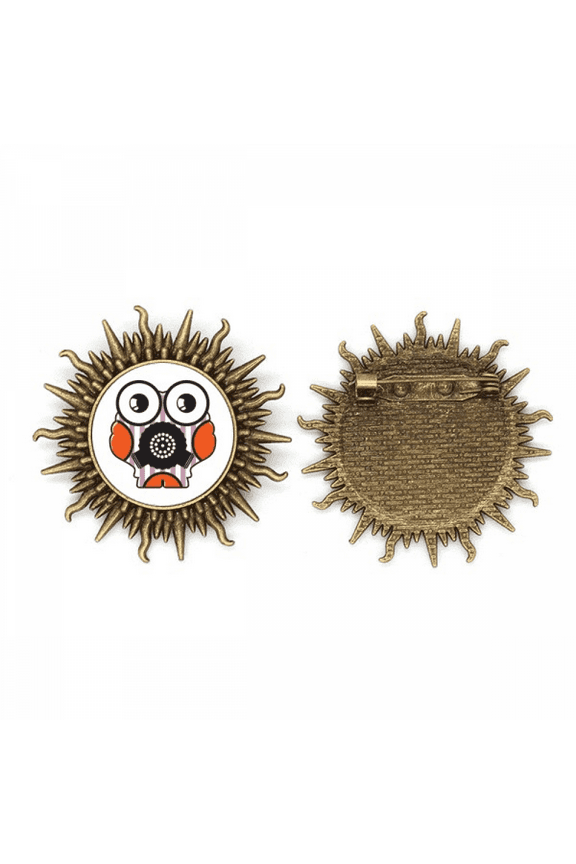 Universe Alien Monster Lovely Alien Metall Sonne Brosche Haken Pin