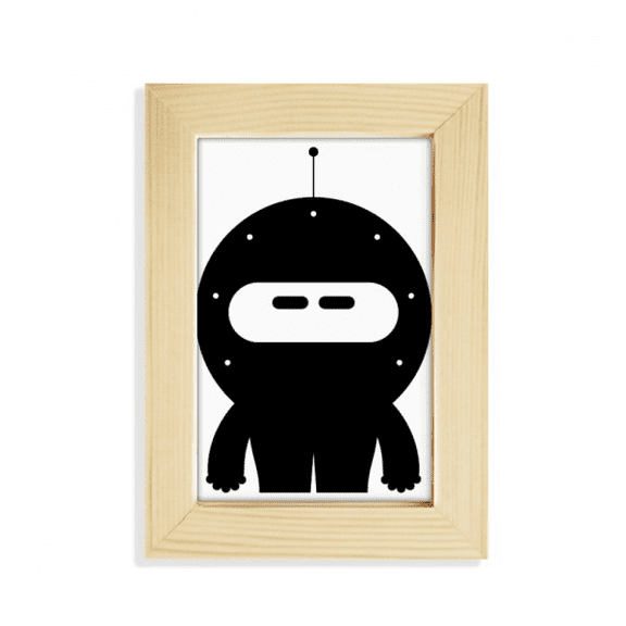 Universe Alien Monster Robot Desktop Display Photo Frame Picture Art Painting 5x7 inch