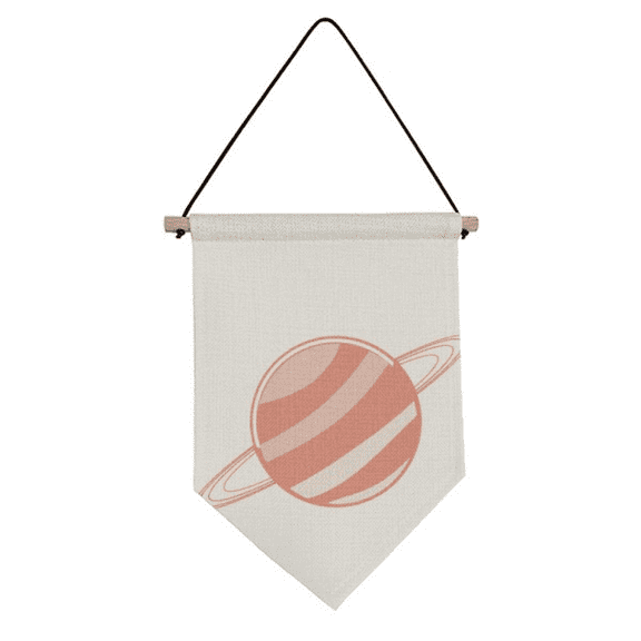 Universe Alien Monster Saturn Canvas Flag Hanging Wall Art Decor Banner