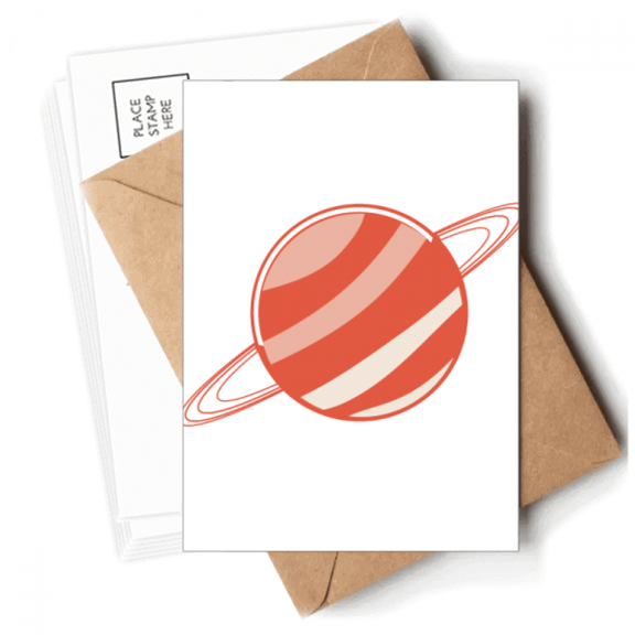 Universe Alien Monster Saturn Postcards Envelopes Blank Note Cards Mailing