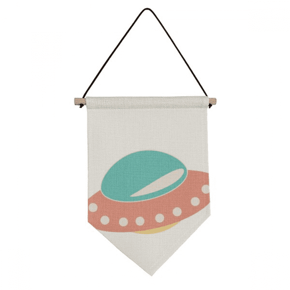 Universe Alien Monster UFO Canvas Flag Hanging Wall Art Decor Banner